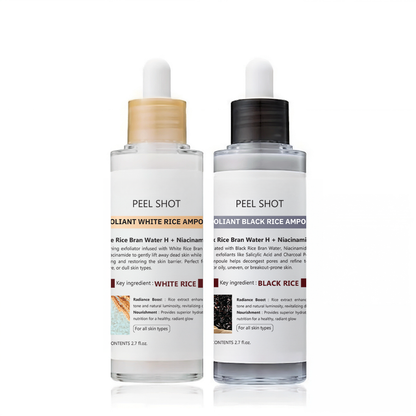 Peel shot rice Ampoule Duo
